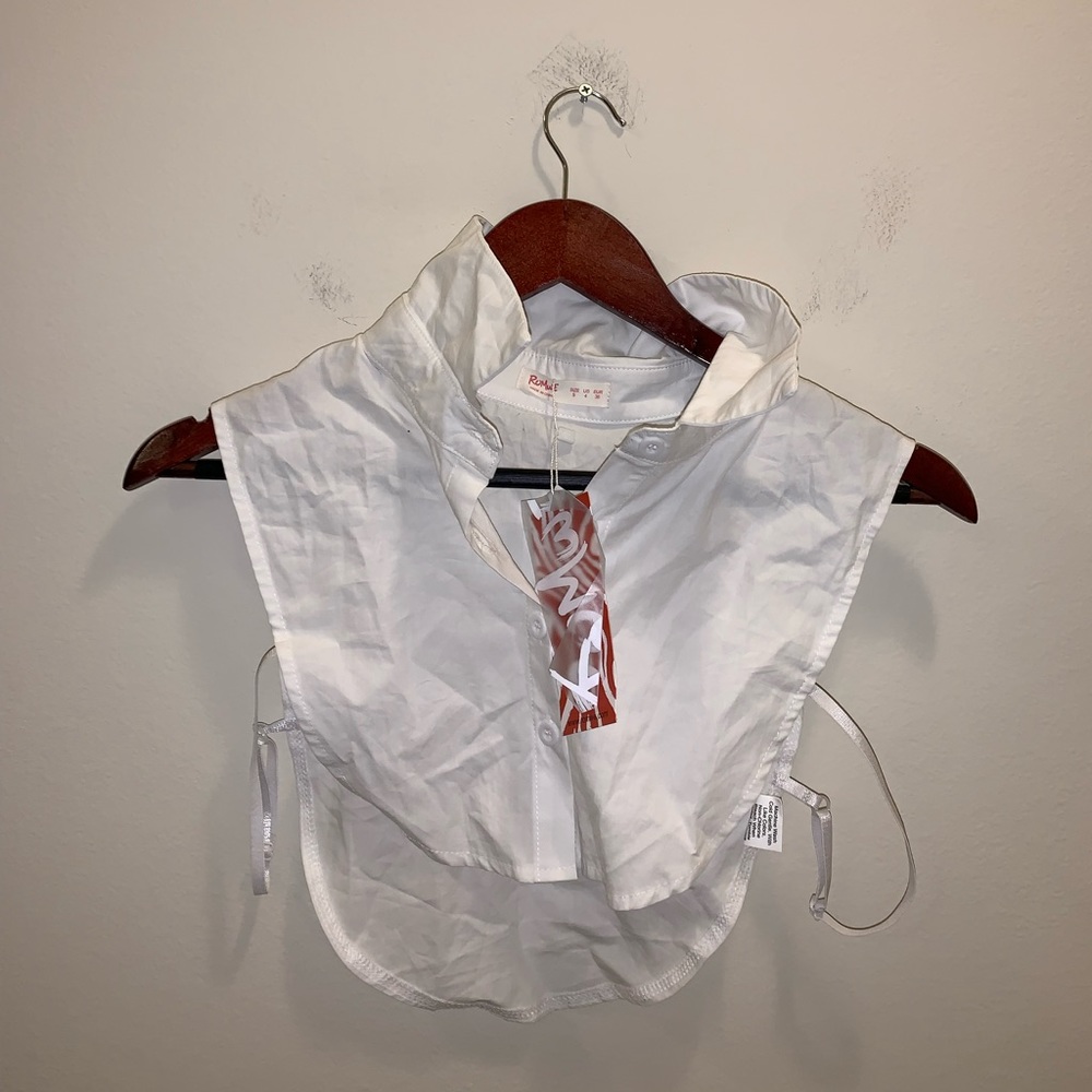 BRAND NWT Romwe Kids White Button Down size 4